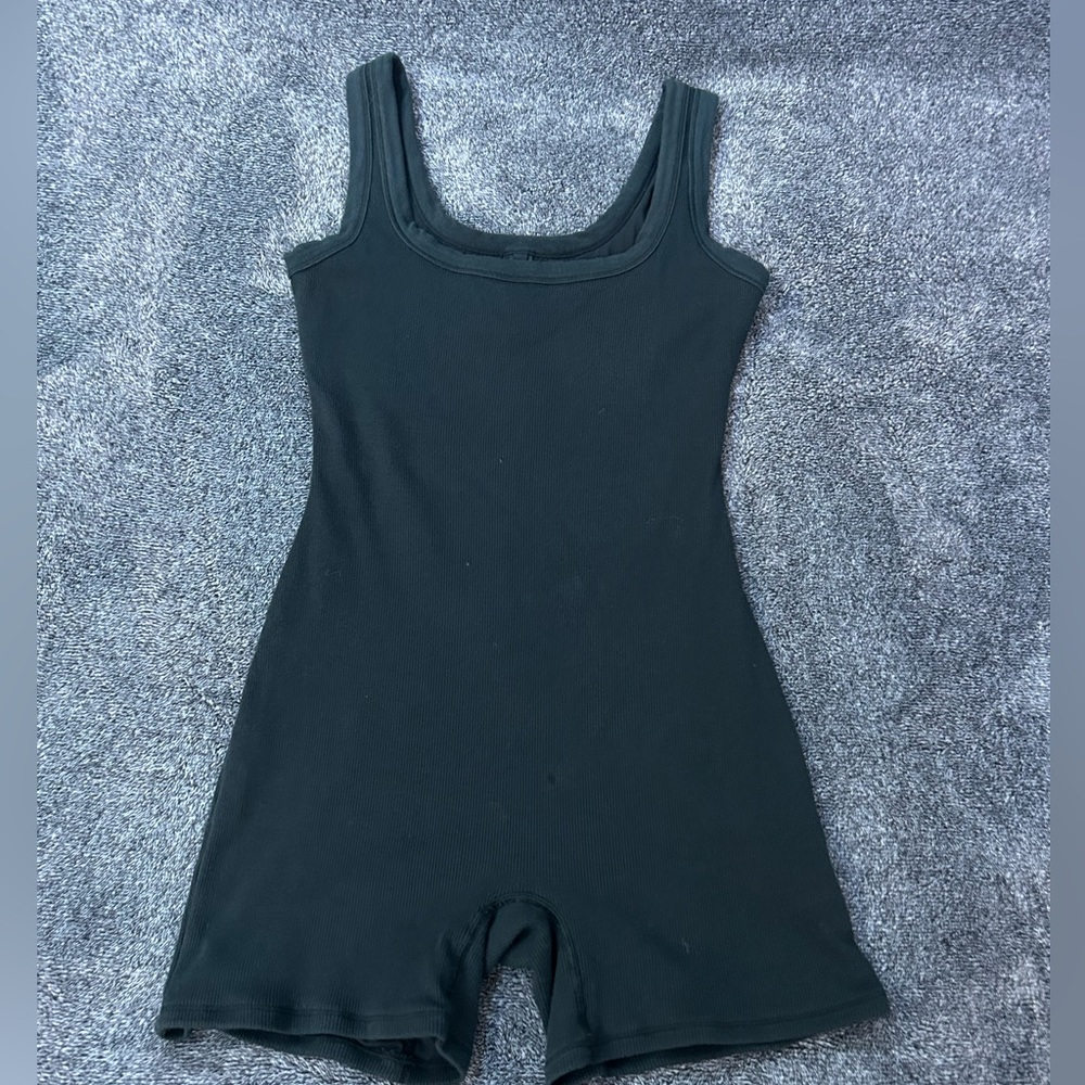 Black Skims Cotton Rob Onesie